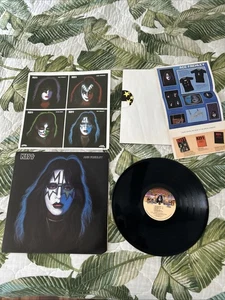 LOT VINYL LP ALBUM Ace Frehley KISS solo METAL ROCK VG+ POSTER Insert Form Sheet - Picture 1 of 9