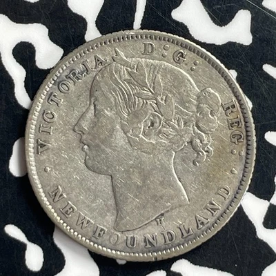 1872-H Newfoundland 20 Cents Lot#T7161 Silver! - Image 1 of 2