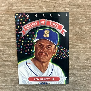1992 Donruss Triple Play Gallery of Stars Ken Griffey Jr #GS-8 HOF - Picture 1 of 2