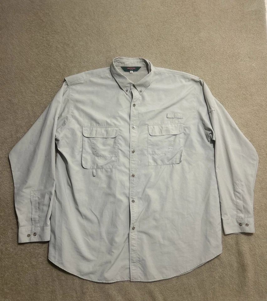 Camisa de pesca Redington para hombre 2XL manga larga abotonada ventilada UPF 30+ exterior Foto 1 de 4