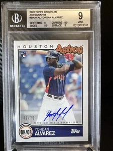 Collezione Topps Brooklyn 2020 - Brooklyn Autographs Yordan Alvarez #BKA-YAL /75 - Foto 1 di 5