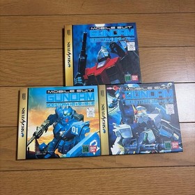 Mobile Suit Gundam Side Story I II III 1 2 3 Sega Saturn SS Lot Japan Import