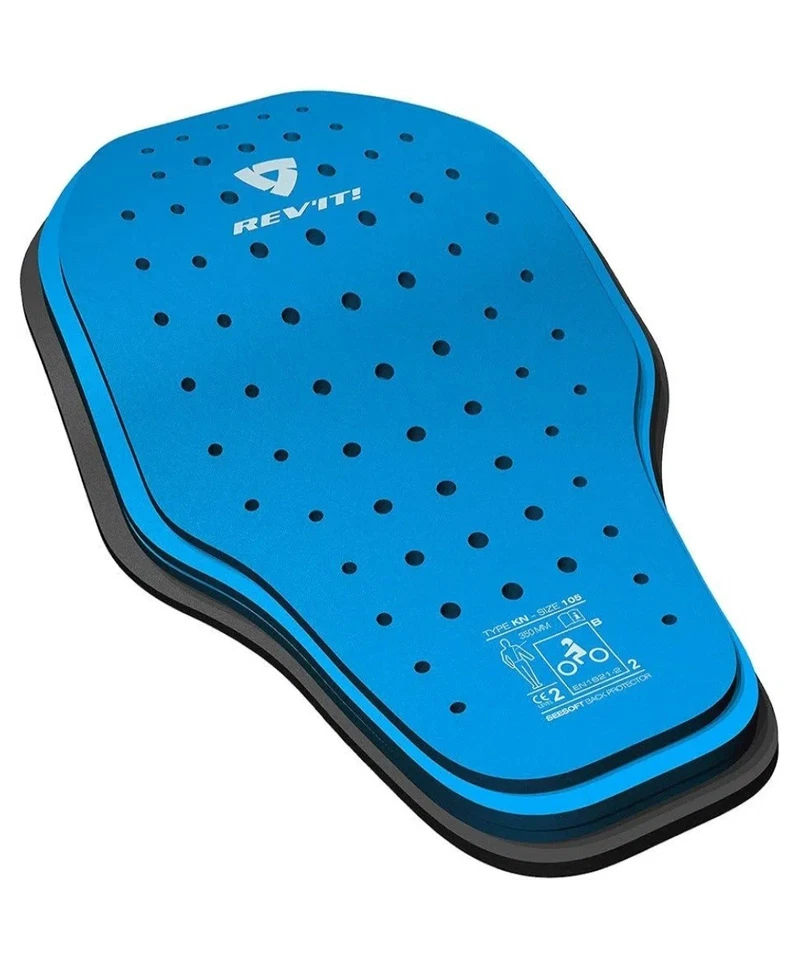 REV'IT! Protetor traseiro masculino SEESOFT tipo KN (azul/preto - 106) - Imagem 1 de 1