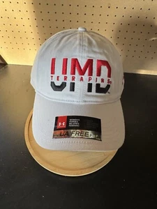 NEW Maryland Terrapins Terps White Under Armour UA Free Adjustable Cap Women's - Picture 1 of 8