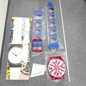 Unused MAXI SWATCH CHICCHIRICHI Rare new item wall display Watch in1991 Japan. - Picture 1 of 5
