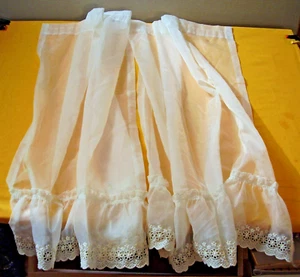 Shear Curtains, 32 x 36 in each panel - Picture 1 of 6