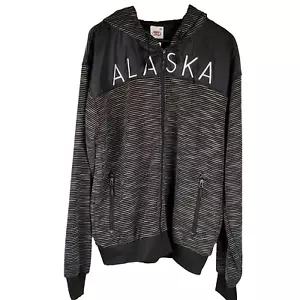 Giacca uomo Dimco Apparel nera ricamata Alaska full zip con cappuccio taglia 2XL - Foto 1 di 12