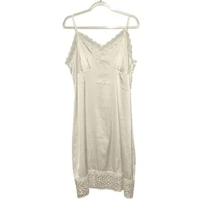 Belle Poque Full Slip Midi Length 2XL Cream Baby Doll Style Romantic Soft Girl - Picture 1 of 7