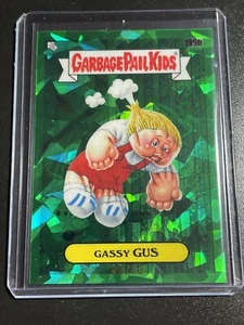 2022 Topps Garbage Pail Kids GPK Card SAPPHIRE 3 GREEN 199b Gassy Gus 8/50 - Picture 1 of 2