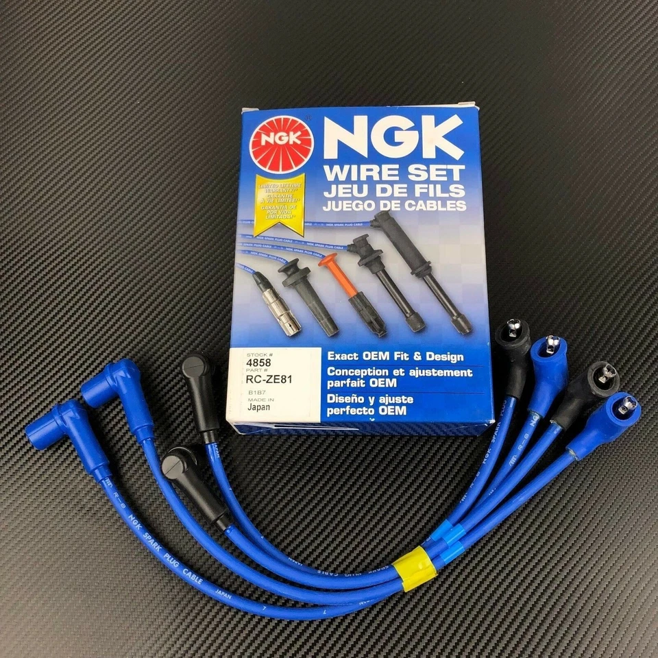 FOR Mazda RX-8 NGK Spark Plug Wire Set 2004-2008 NGK-4858 Rotary Engine 13B - Image 1 of 1