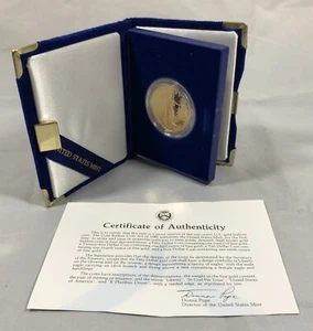 1986 $50 Proof American Gold Eagle. $50. No Outer Box. - Picture 1 of 6