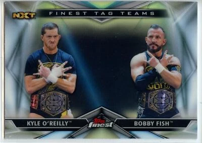 2020 Topps WWE Finest Tag Teams Refractor #TT-12 Bobby Fish / Kyle O'Reilly - Image 1 of 2