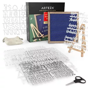ARTEZA Letter Board Set, Soft Blue Felt, 25cm x 25cm (ARTZ-9415) |New |Sealed|UK - Picture 1 of 5