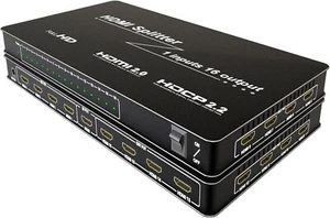 Sdoppiatore HDMI 1 in 16 Out - 4K@60Hz, HDMI 2.0, HDCP 2.2, 18Gbps, Plug & Play - Foto 1 di 8