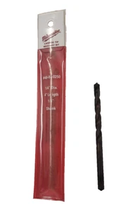48-87-0250 Milwaukee 1/4" x 4" Carbide Tip Masonry Hammer Drill Bit Str Shank - Picture 1 of 4