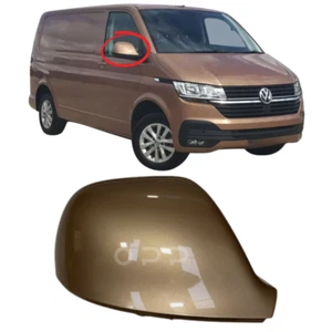 For VW Transporter T6.1 Mirror Cover Painted Copper Bronze Right Side - Picture 1 of 5