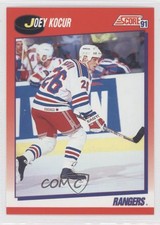 1991-92 Score Canadian Bilingual Joe Kocur #92