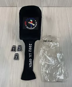 2002 US Open Bethpage Black GOLF Headcover Tiger Woods won that year! RARE! - Picture 1 of 9