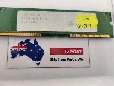  Samsung 64MB RD RAM x1 Vintage Pc Tower MR16R0824BN1-CK8 800 -45 - Image 1 of 2