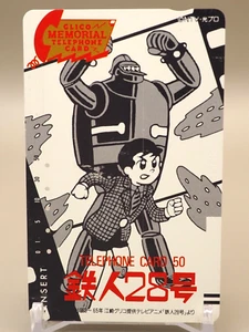 Tetsujin 28-go Glico Memorial Telephone Card Japanese Phone Card H221 - Picture 1 of 10