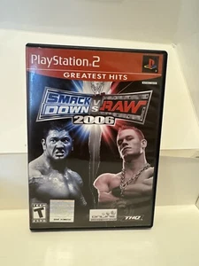WWE SmackDown vs. Raw 2006 (Sony PlayStation 2, 2005) No Manual Greatest Hits - Picture 1 of 7