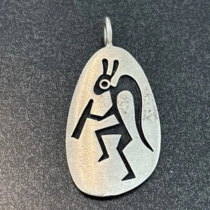 Riley Polyquaptewa Hopi Pendant Sterling Silver Vintage Ux - Picture 1 of 11