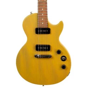 Epiphone Les Paul Special 1 P-90 limited edition worn yellow electric guitar - Picture 1 of 17