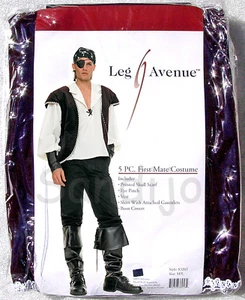 Disfraz pirata primer mate, estilo 83262, para hombre adulto 5 piezas, tallas: M/L, XL - Imagen 1 de 1