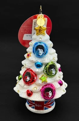 Christopher Radko BEATLES Sgt. Peppers Lonely Heart Club Band Tree Ornament NWT