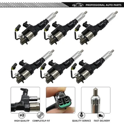 Fit Hino 198/238/258/268/338/500 7.7L High-Quality Diesel Injectors 0950006591 — 第 1/4 张图片