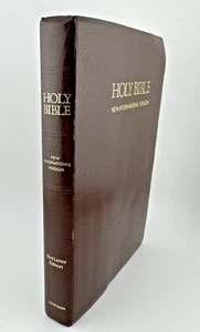 Holy Bible New International Version Red Letter Edition 1983 Zondervan Publisher - Foto 1 di 15