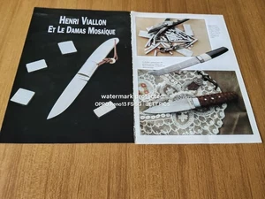 1991 HENRI VIALLON ET LES DAMAS MOSAIK MESSERPRODUKTION VINTAGE - Bild 1 von 1