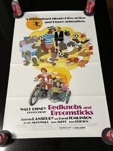 Vintage R79 Disney Movie Poster - Bedknobs And Broomsticks One Sheet - Picture 1 of 8