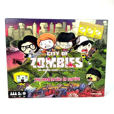 City of Zombies Maths Board Game Thinknoodle Award Winning Complete Boxed - Image 1 of 4
