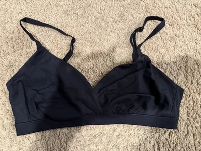 Kim Kardashian Women’s Skims Onyx Triangle Bralette, Size Small NWOT Black - Image 1 of 4