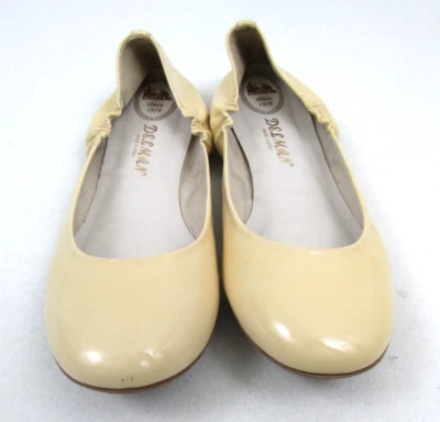 Delman Women's Size 9M Leather Beige Ballet Flats - Image 1 of 4
