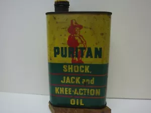 Estate Find 1940's Puritan Wire Twist Top Shock,Jack and Knee-Action Oil Can - Picture 1 of 11