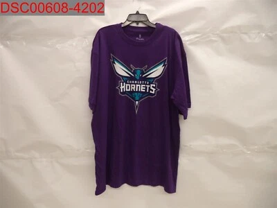 Camiseta para hombre Fanatics púrpura Charlotte Hornets #15 Kemba Walker, talla 2XL Foto 1 de 4