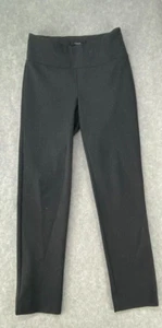 VERGE SIZE 8 WOMENS PULSE PANT MINI CHECK PONTE ELASTIC WAIST STRAIGHT LEG SPLIT - Picture 1 of 11