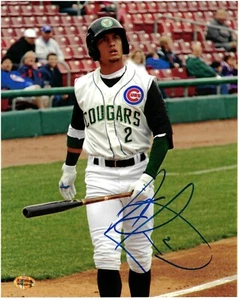 Albert Almora-Chicago Cubs/Kane County Cougars-Autographed 8x10 Baseball Photo - Picture 1 of 1
