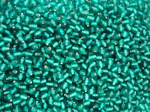 Glass Beads 5mm Roundish Teal 250pc Spacer DIY Jewellery Jewelry - Picture 1 of 1