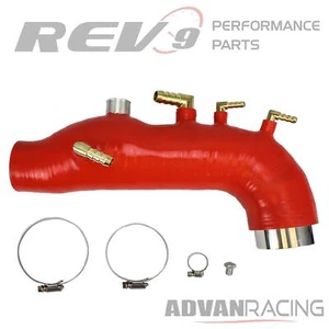 for LEGACY GT 07-09 SILICONE TURBO INLET HOSE BOLT ON UPGRADE RED - Imagen 1 de 6
