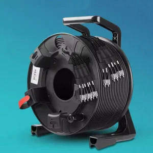Brand-new 150M ST-ST Outdoor Armored 6 Strands with Fiber Tactical Cable Reel - Picture 1 of 8