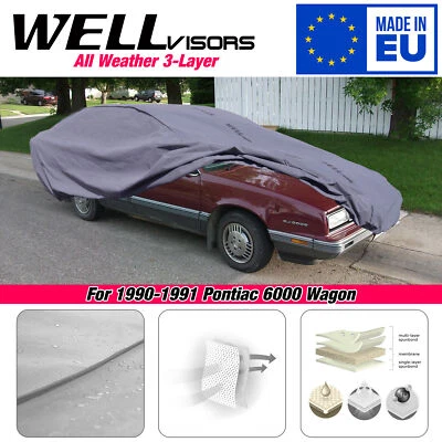 Cubierta de coche resistente al agua WELLvisors 3-6899354WN para camioneta Pontiac 6000 90-1991 Foto 1 de 4