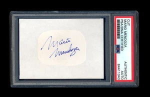MARIO MENDOZA SIGNED MINT CUT PSA/DNA AUTOGRAPHED SEATTLE MARINERS MENDOZA LINE - Picture 1 of 1