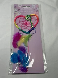 buntes Herz Traumfänger 10 Zoll Federn Kinder Wohndeko - Bild 1 von 2