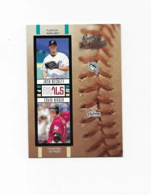 2005 Leather and Lumber Rivals #17 J.Beckett C.Biggio /2000 MARLINS ASTROS - Image 1 of 2