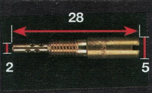 Mikuni - Gicleur de ralenti MKU de 10 à 70 (ref: MKUxxx) ou (KYS-060xxx) - Photo 1/1