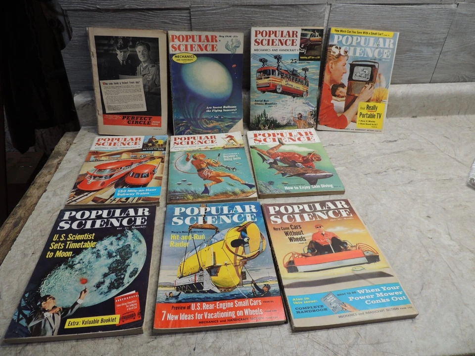 Popular Science Magazine, 1940s-1950s, Pick a Magazine, Complete your Set!!! - Image 1 of 4