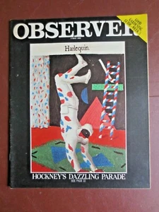 David Hockney OBSERVER Magazine 3 May 1981 Hiroshima Survivors Ian Dury FA Cup - Picture 1 of 8